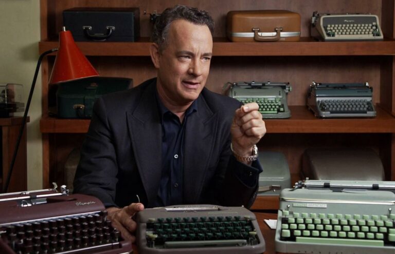 Tom hanks with typewriters
