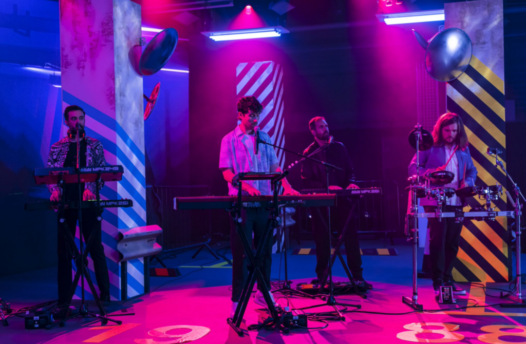Bastille perform live