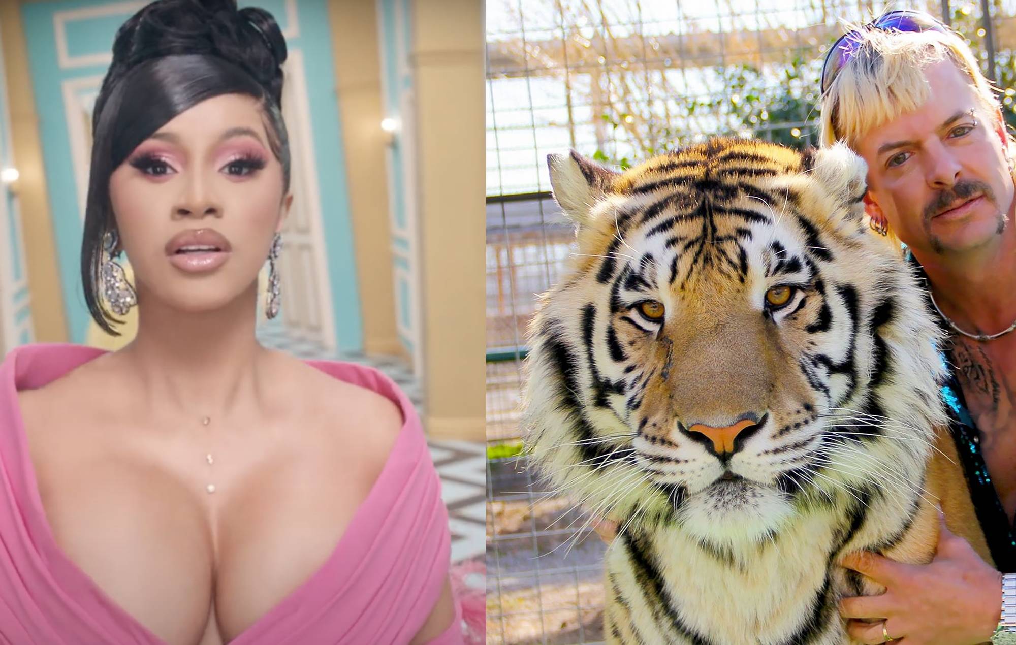 Cardi B and Joe Exotic