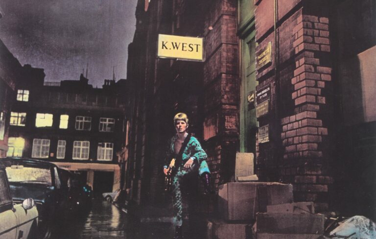 The cover of David Bowie's album 'The Rise and Fall of Ziggy Stardust and the Spiders from Mars'
