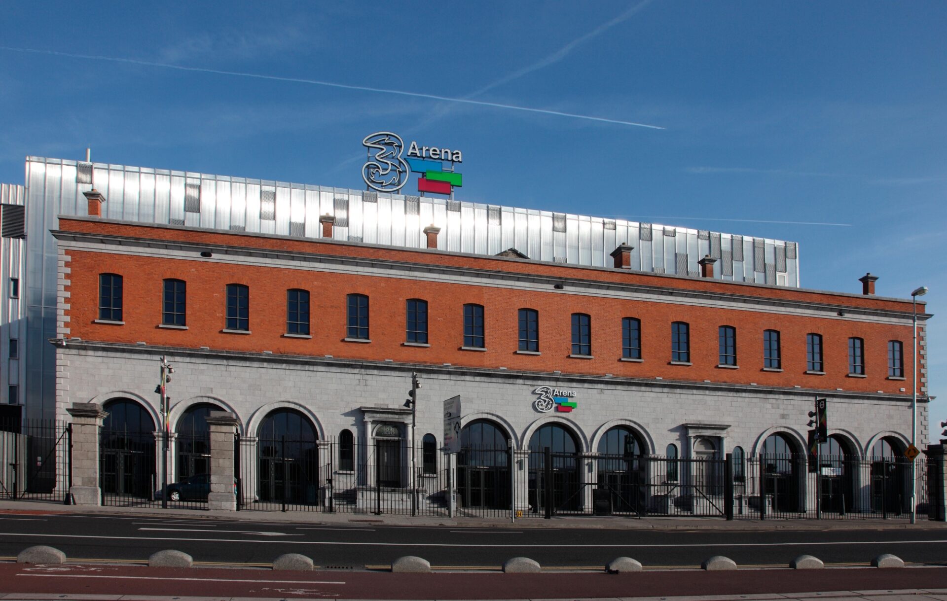 The exterior of Dublin's 3 Arena venue