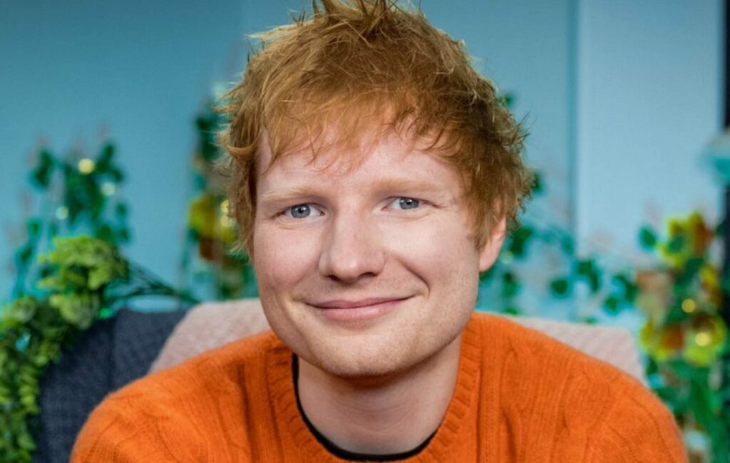 Ed Sheeran during his appearance on CBeebies' Bedtime Stories