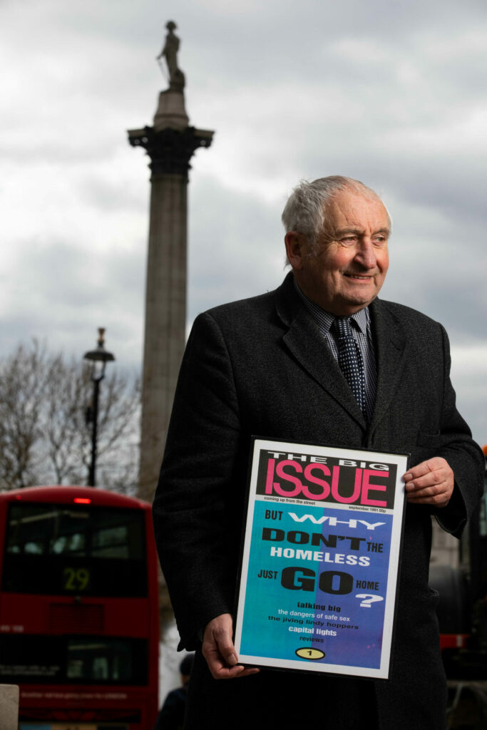 Lord John Bird marks The Big Issue's return to our streets