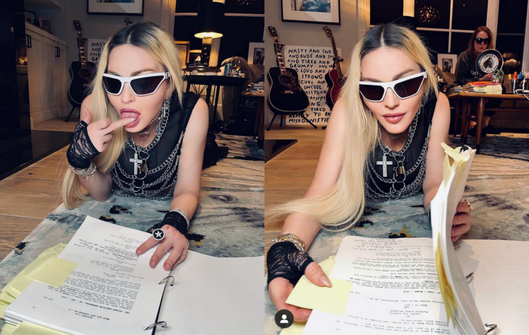 Madonna “almost finished” with the script for biopic