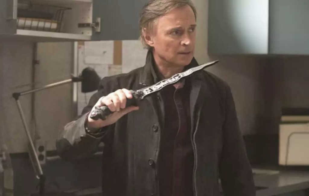 Robert Carlyle as Francis Begbie in 'The Blade Artist'