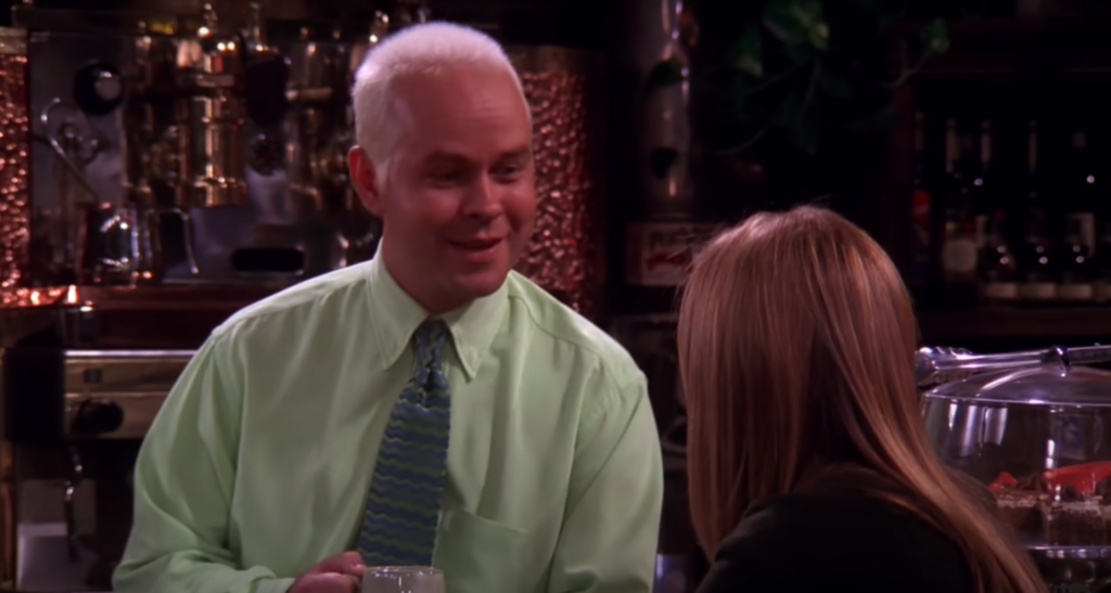 James Michael Tyler playing Gunther on 'Friends'