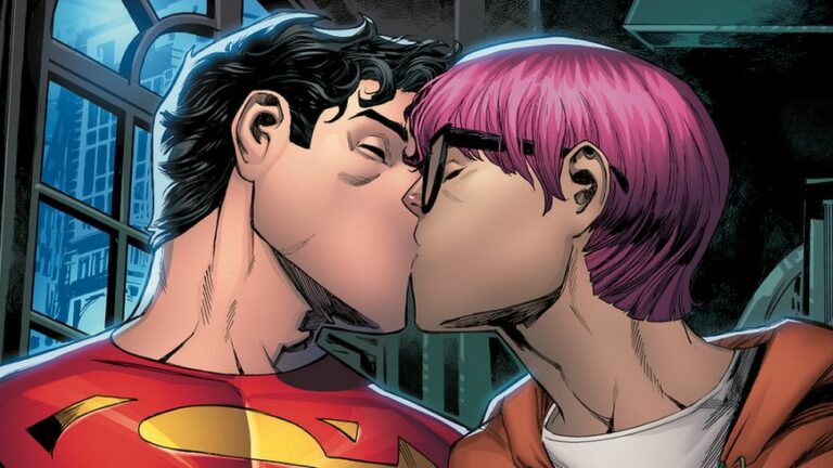 Superman and Jay Nakamura kiss in new Son of Kal-El issue