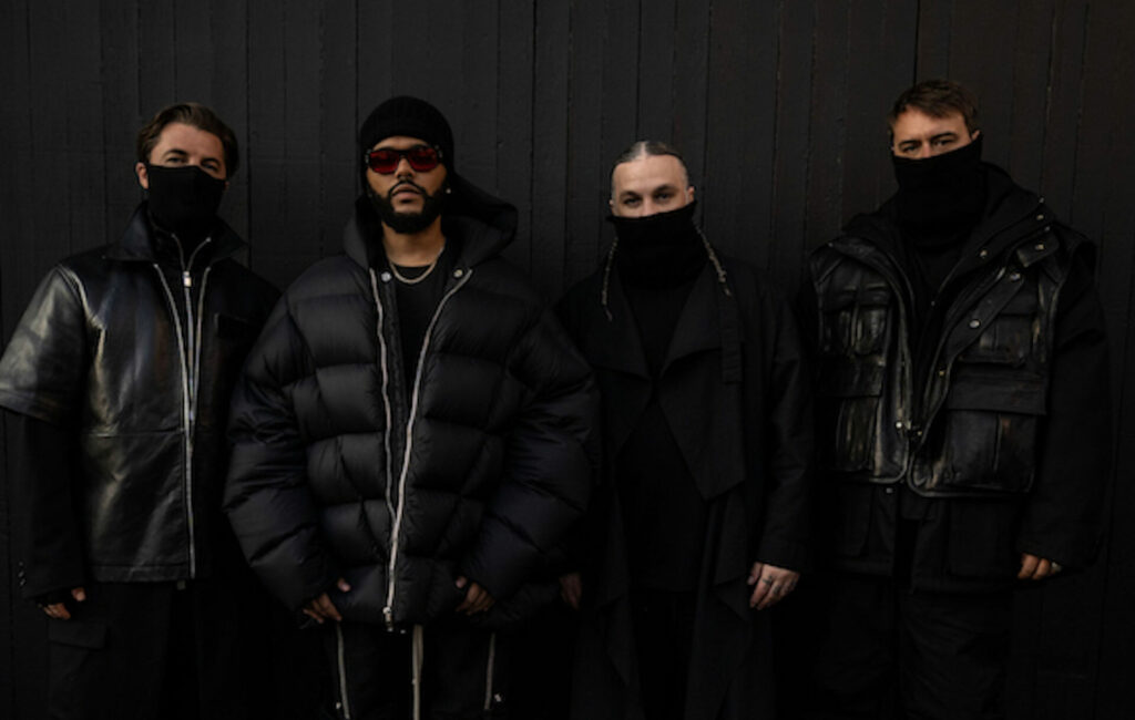 The Weeknd and Swedish House Mafia wearing black