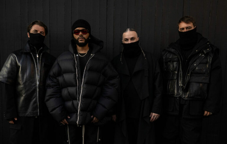 The Weeknd and Swedish House Mafia wearing black