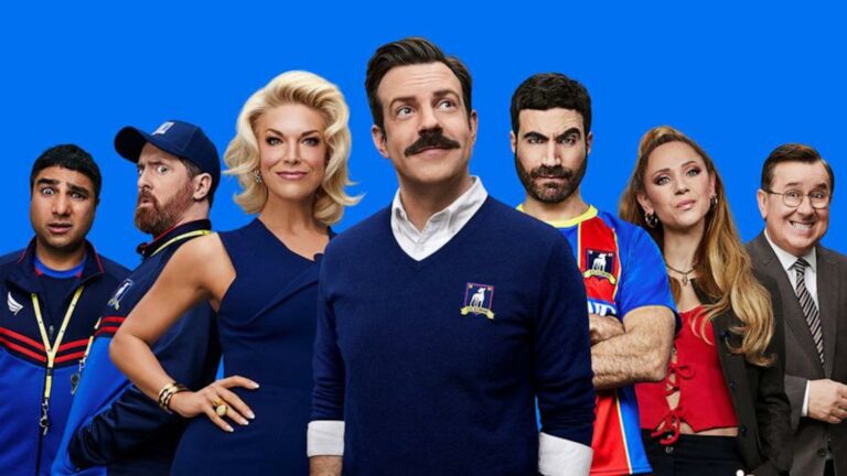 The cast of the Apple TV+ show, Ted Lasso