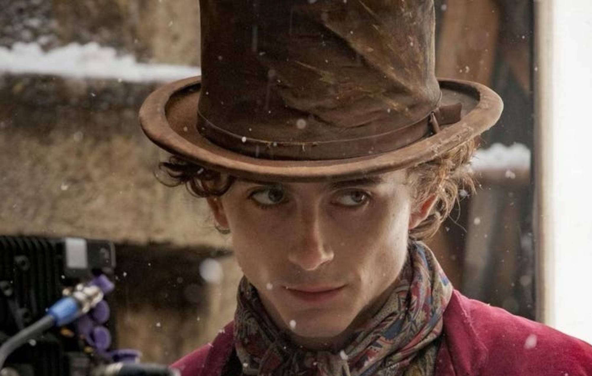 Timothee Chalamet as Willy Wonka