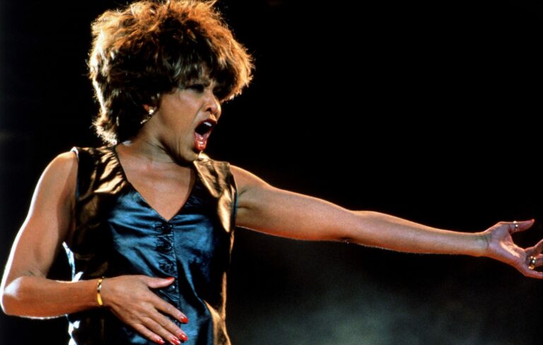 Tina Turner performing live