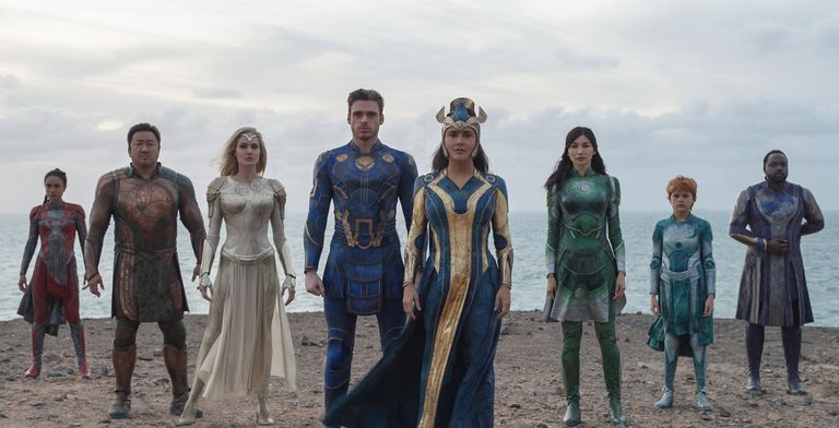 Image shows the cast of the upcoming MCU film, Eternals