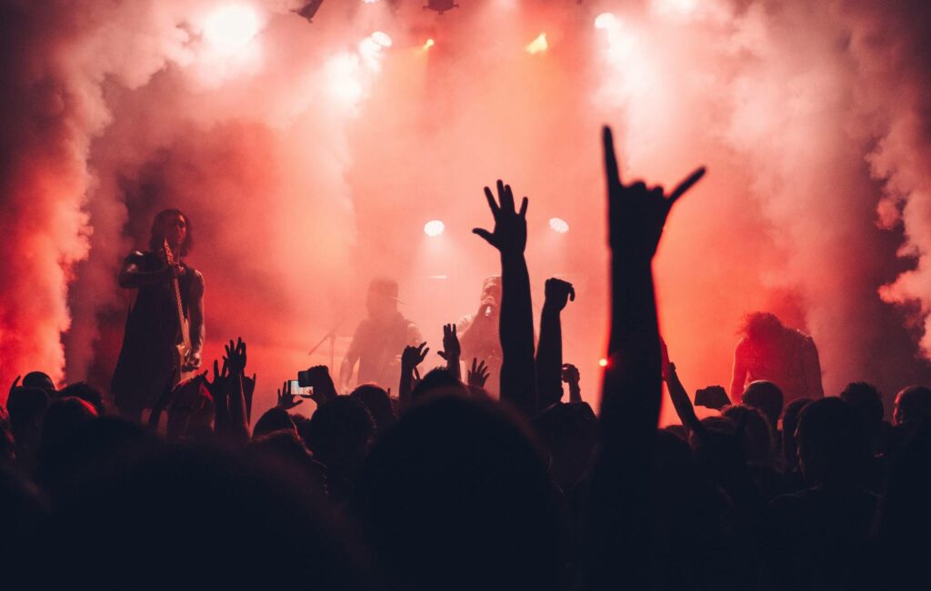 A stock photo of a night club