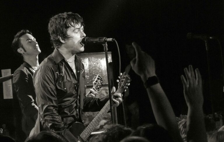 Green Day's Billie Joe Armstrong performing live