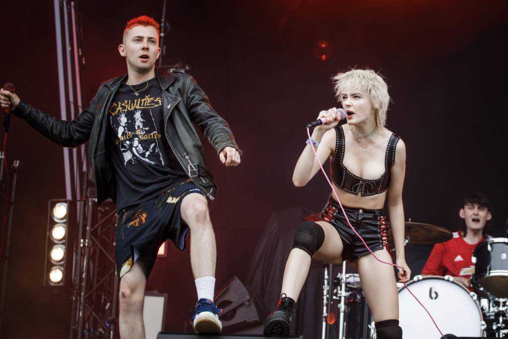 Wargasm performing live at the Download pilot festival 2021