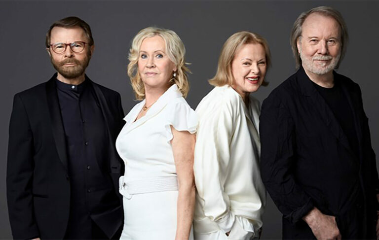 ABBA pose for the release of their new album Voyage