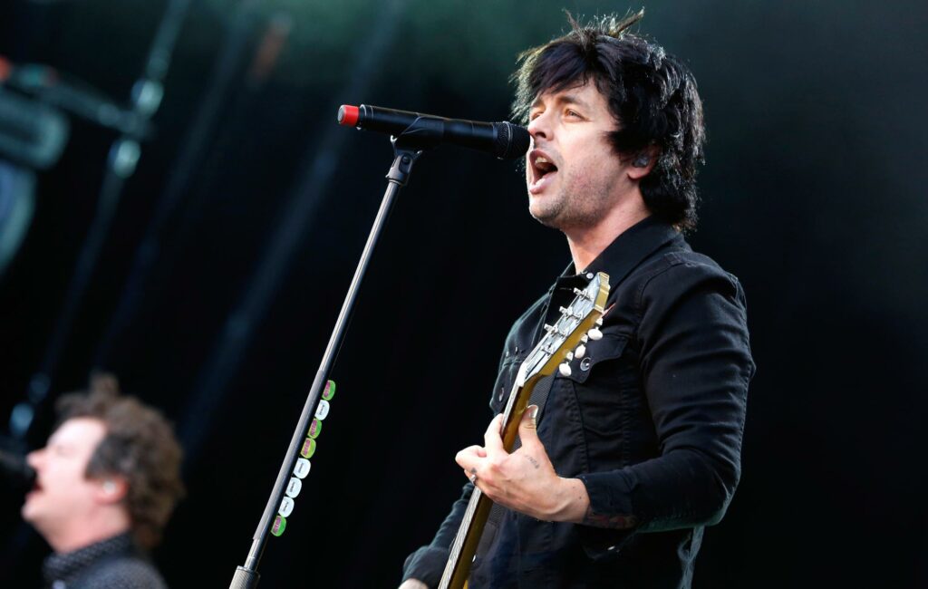 Bille Joe Armstrong of Green Day performs live