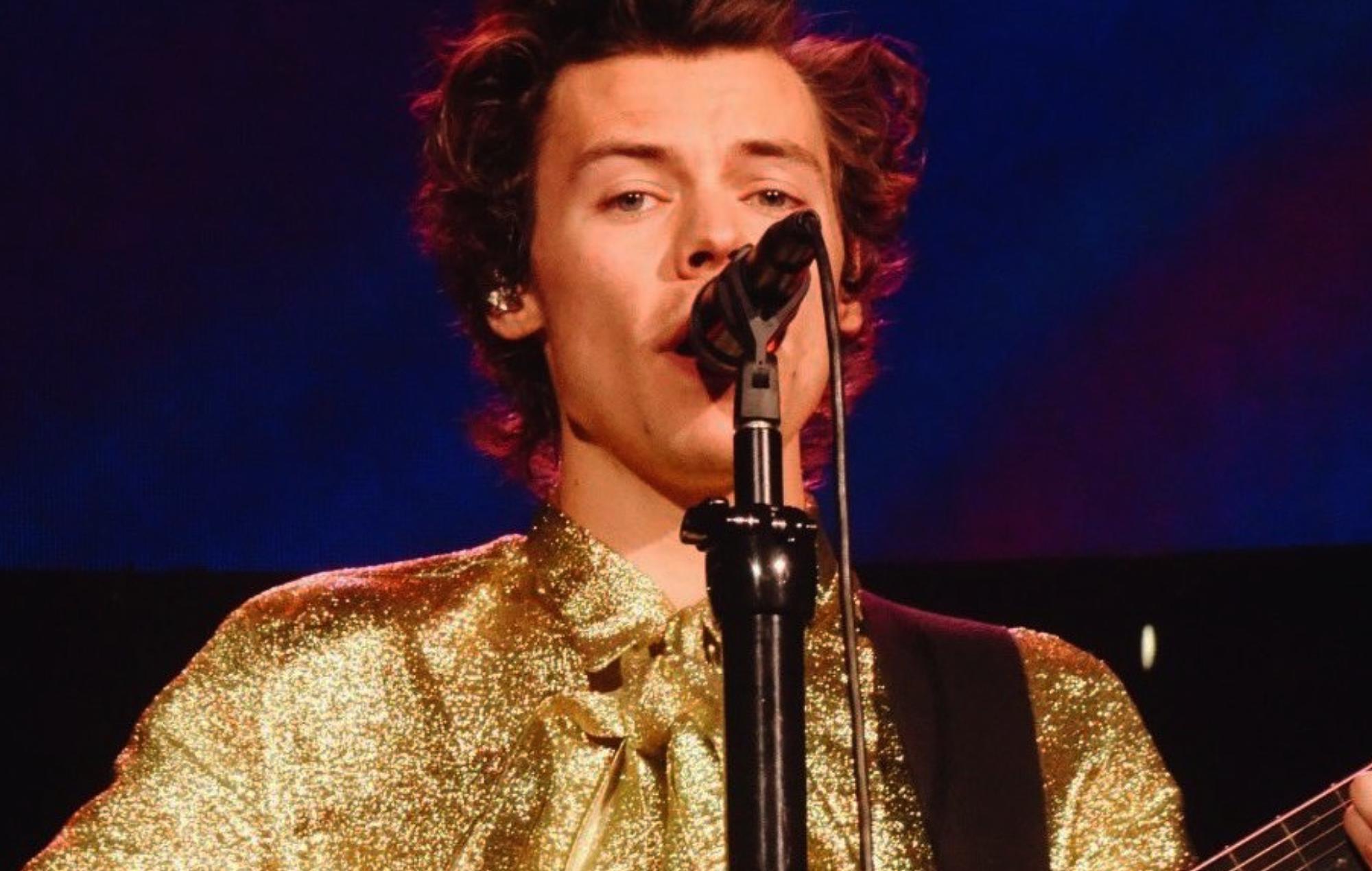 Harry Styles performs live