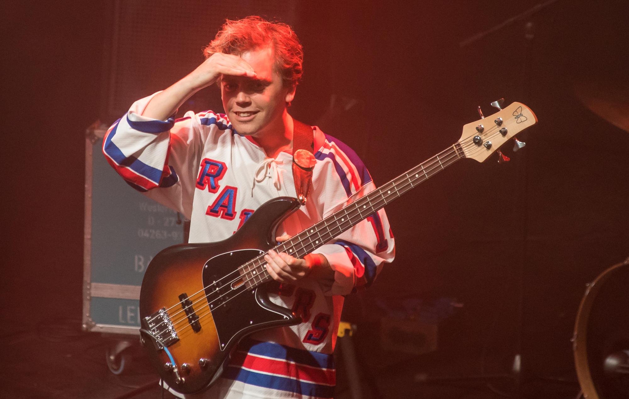 Jon Lent performs live with Mac DeMarco in Riga, Latvia