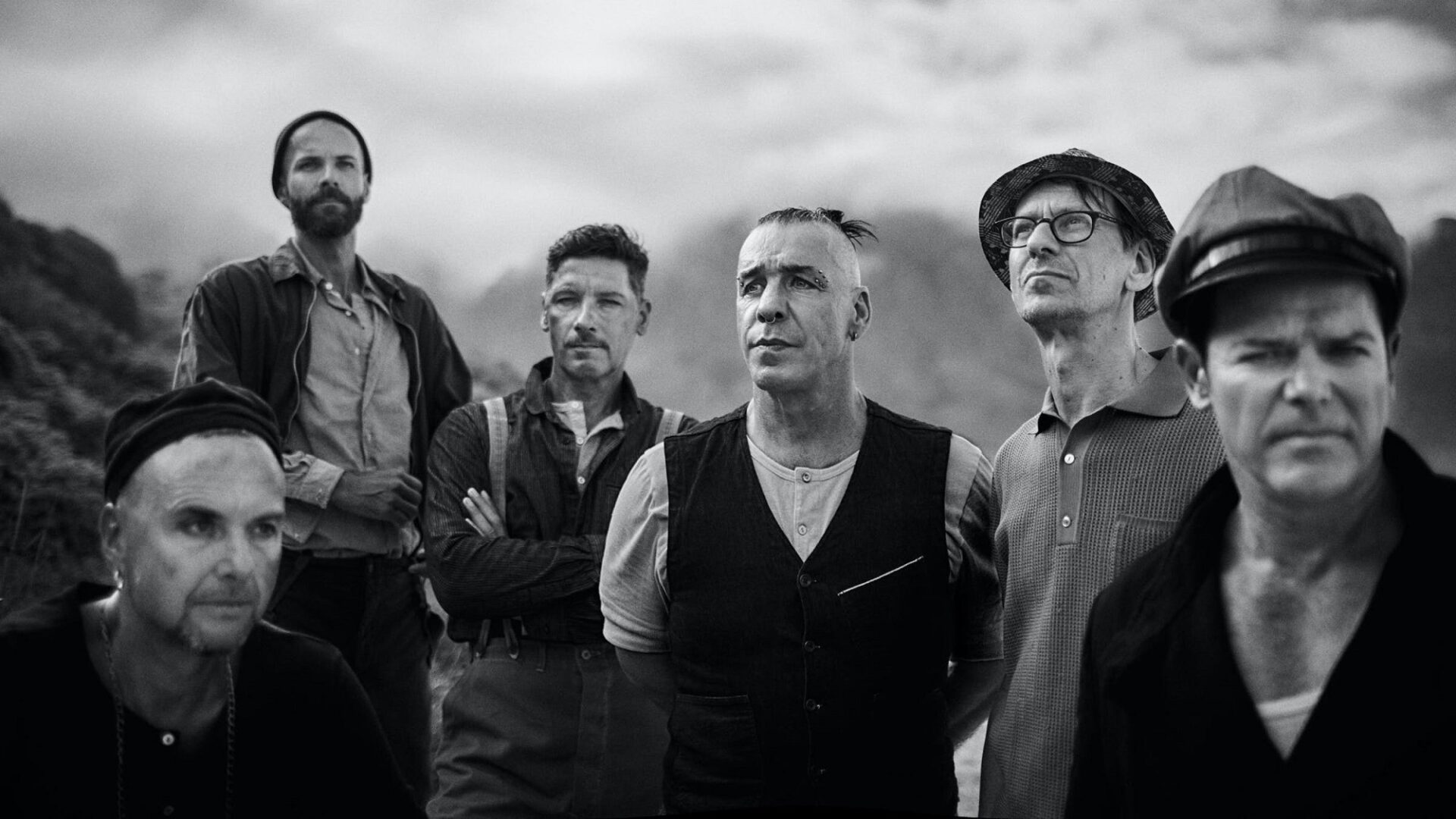 Rammstein black and white