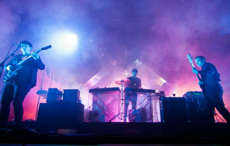 The xx are seen performing live