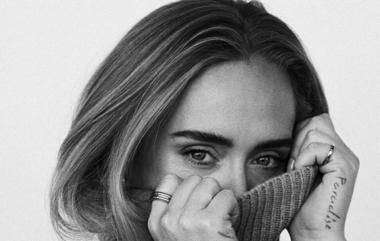 Adele poses for Rolling Stone