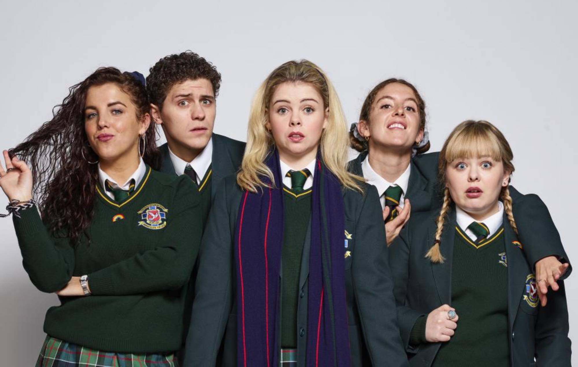 Press shot for sesaon two of Channel 4's 'Derry Girls'