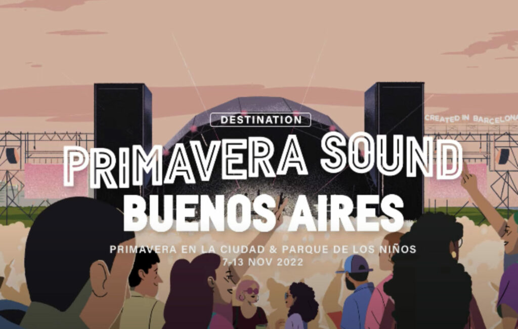 a still from a Primavera Sound Buenos Aires promo video