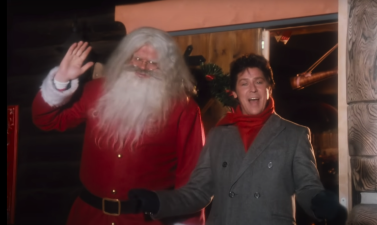 Shakin Stevens in the Merry Christmas Everyone video