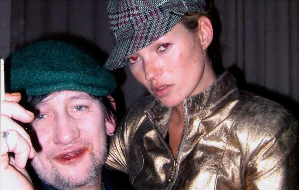 Shane MacGowan with Kate Moss