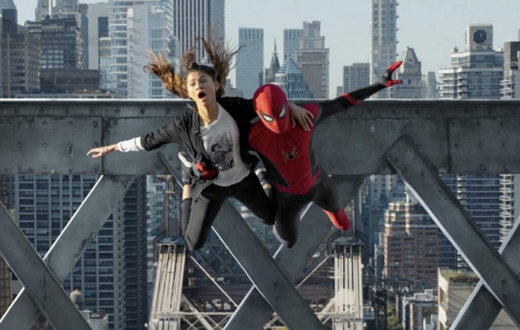 Zendaya and TOm Holland in 'Spider-Man: No Way Home'