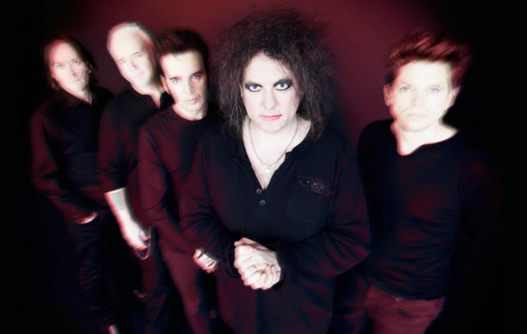 The Cure pose for a press shot