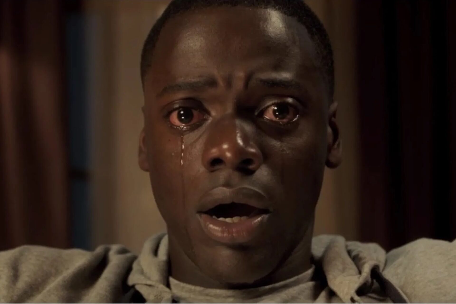 Daniel Kaluuya pictured crying in ‘Get Out’