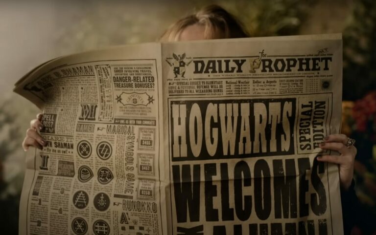 Harry potter front page
