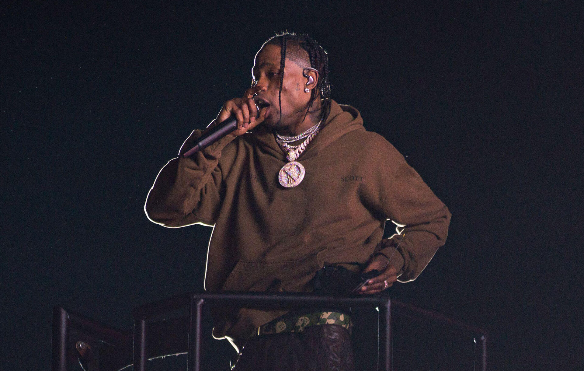 Travis Scott at Astroworld in 2019