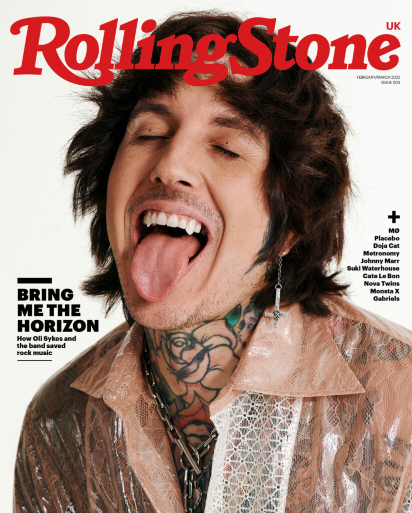 Bring Me The Horizon's Oli Sykes pose for Rolling Stone UK (Picture: Lindsey Byrnes)