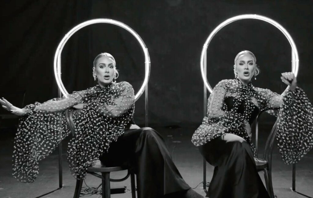 Adele performs in the 'Oh My God' video