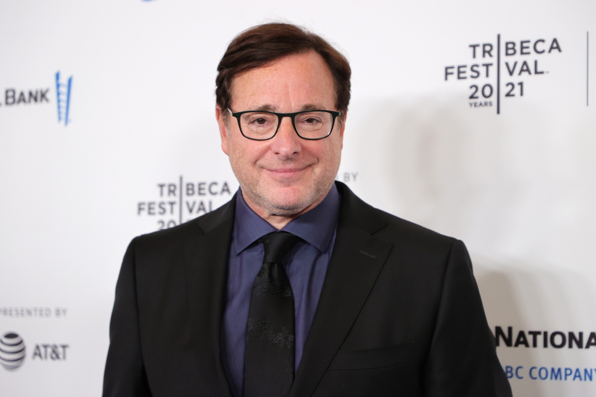 Bob Saget poses at Tribeca Film Festival