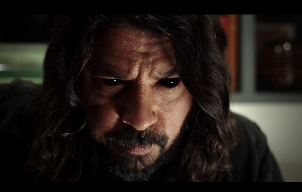Dave Grohl in the 'Studio 666' trailer