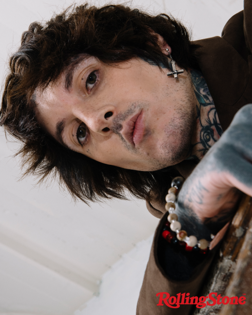 Oli Sykes poses for Rolling Stone UK