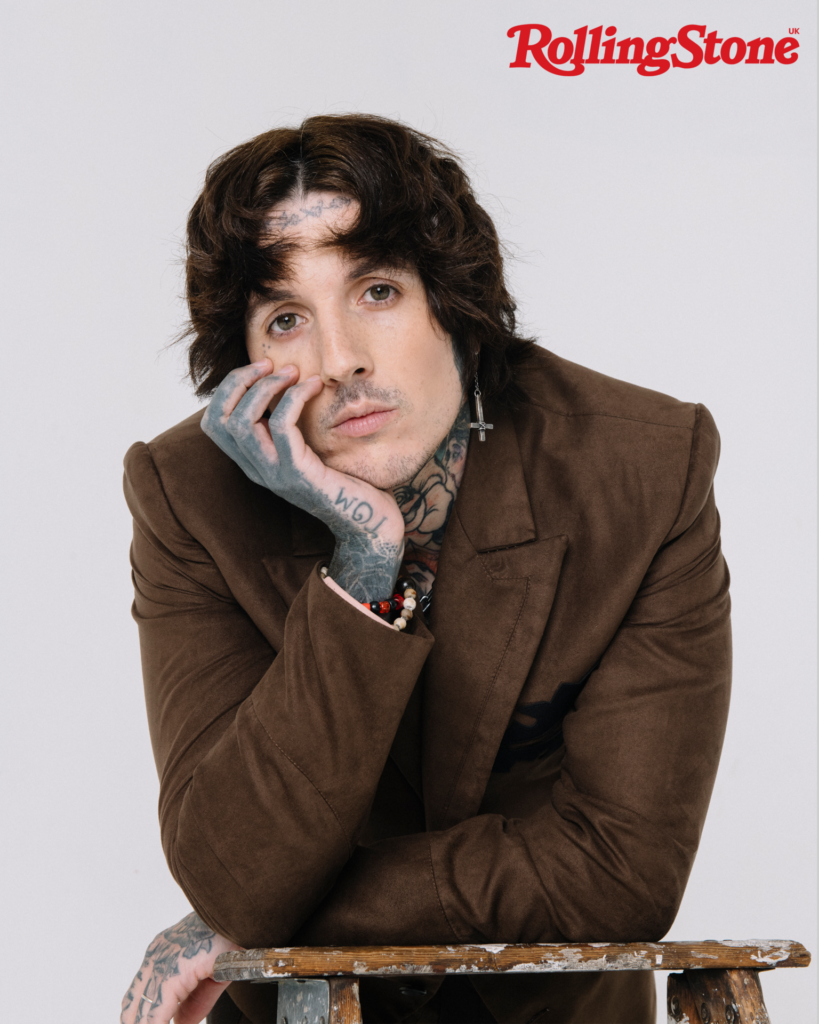 Bring Me The Horizon's Oli Sykes pose for Rolling Stone UK (Picture: Lindsey Byrnes)