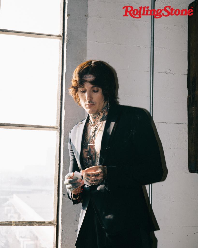 Bring Me The Horizon's Oli Sykes poses for Rolling Stone UK (Picture: Lindsey Byrnes)