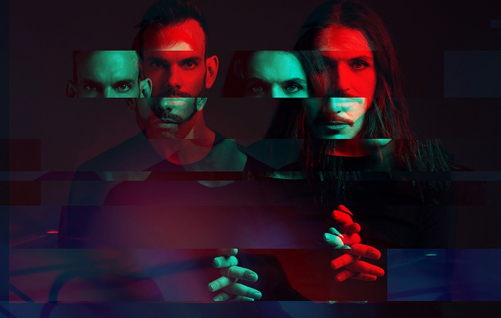 Placebo in jagged, red and green neon cover art