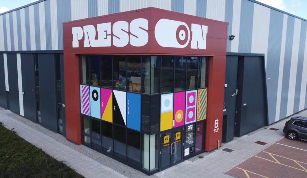 Press On Vinyl building