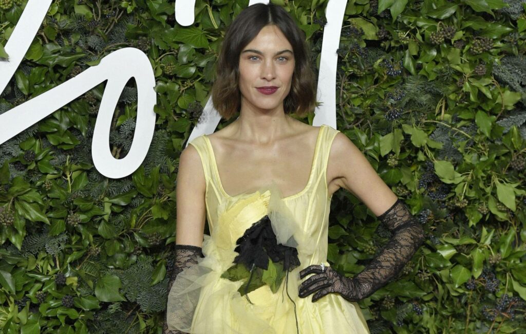 Alexa Chung at the British Fashion Awards