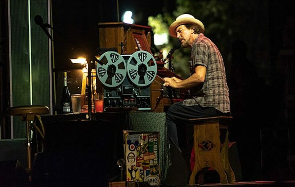 Eddie Vedder onstage at Ohana Music Festival, 2018