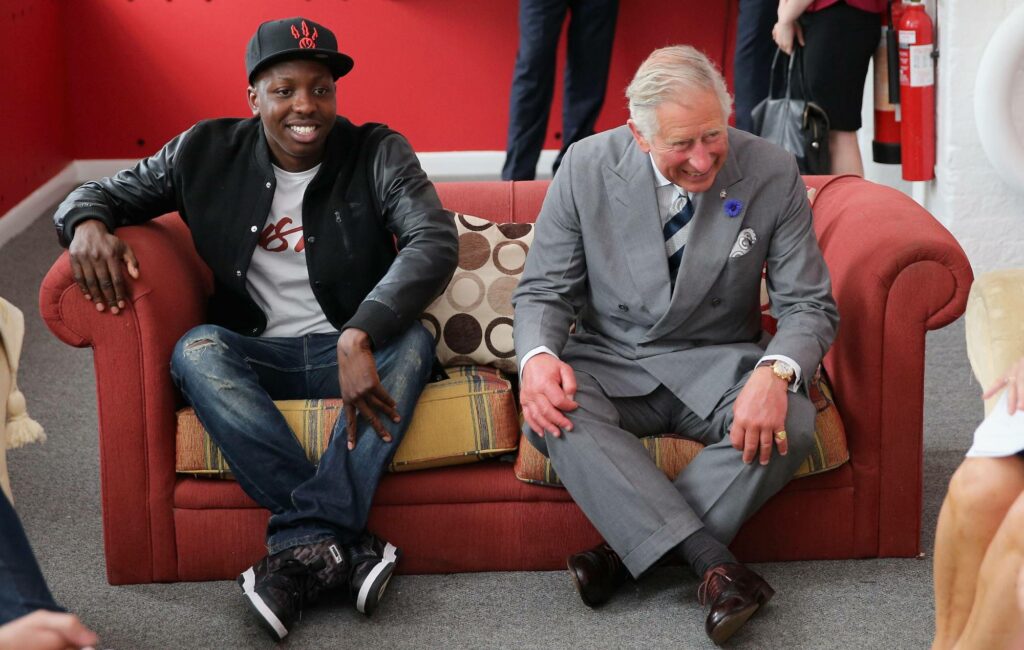 Jamal Edwards meets Prince Charles in 2013 (Picture: Alamy)
