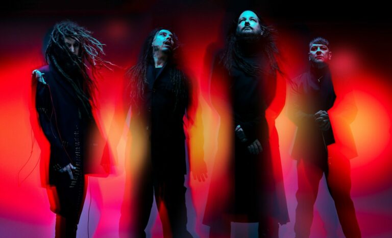 Korn on a colourful background