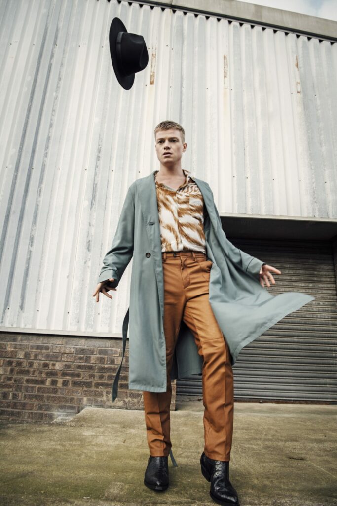 Tom Rhys Harries poses for Rolling Stone UK
